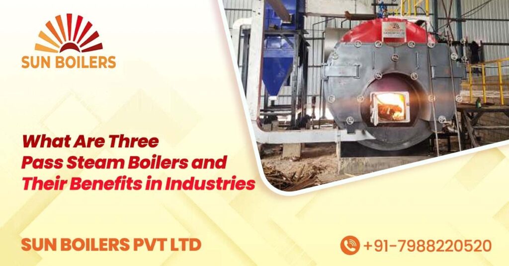 Three Pass Steam Boilers - Manufacturers in India